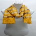 Cotton Chain Work Stole -Yellow